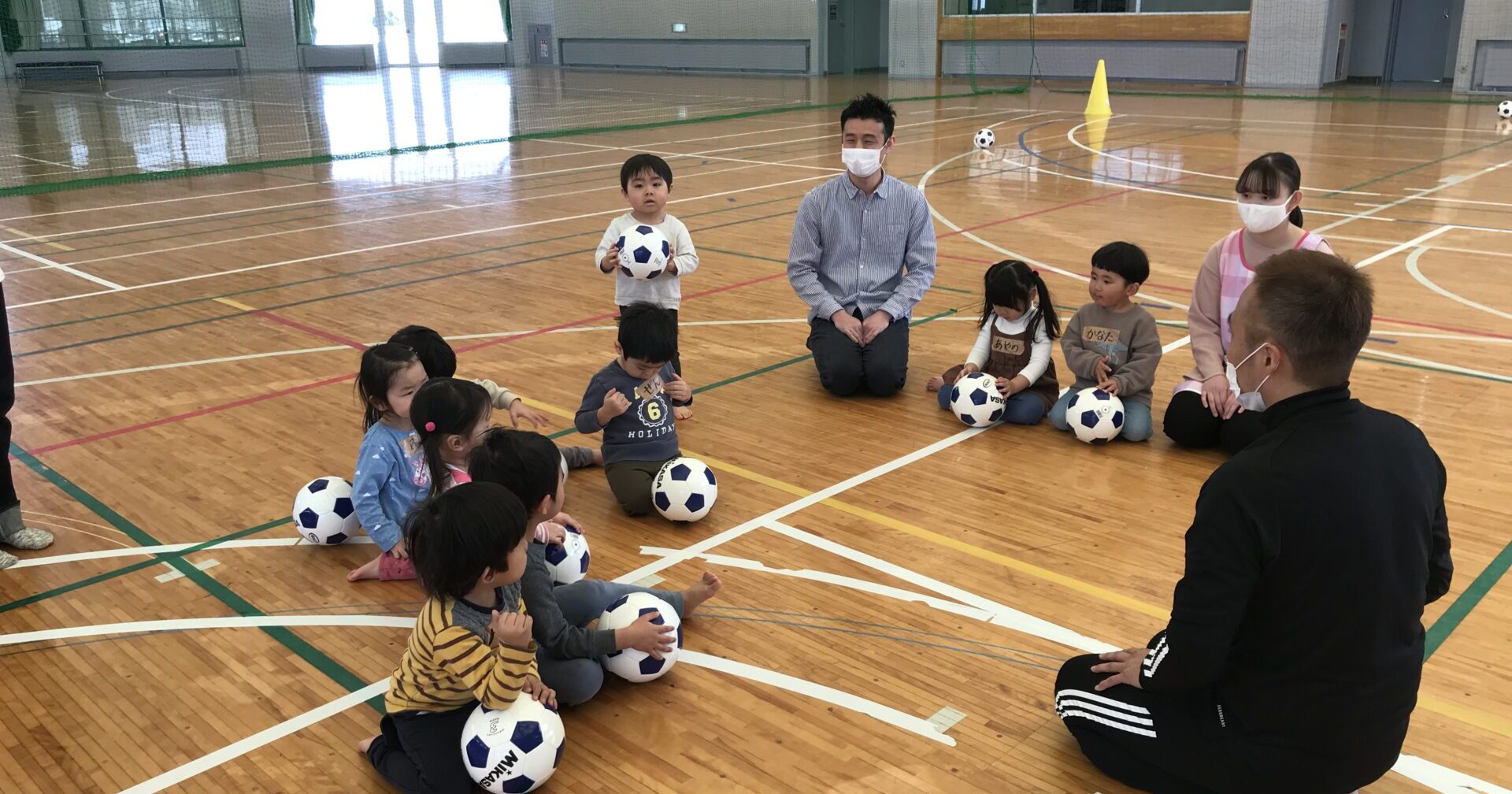 にじみえ・サッカーたいけん
