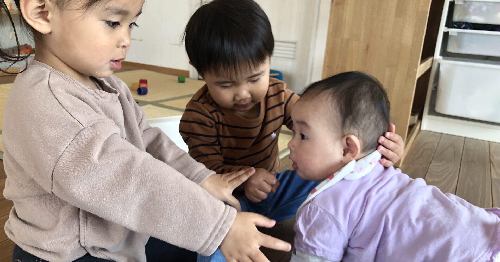 おともだちやほいくしとのふれあい