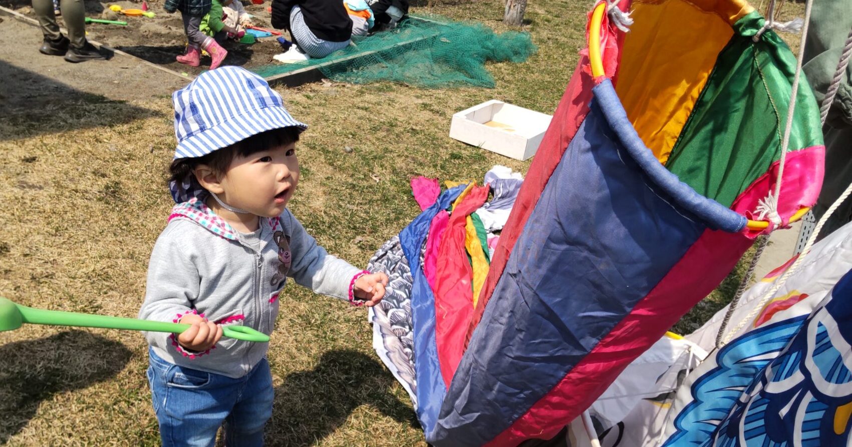 こいのぼりをあげよう