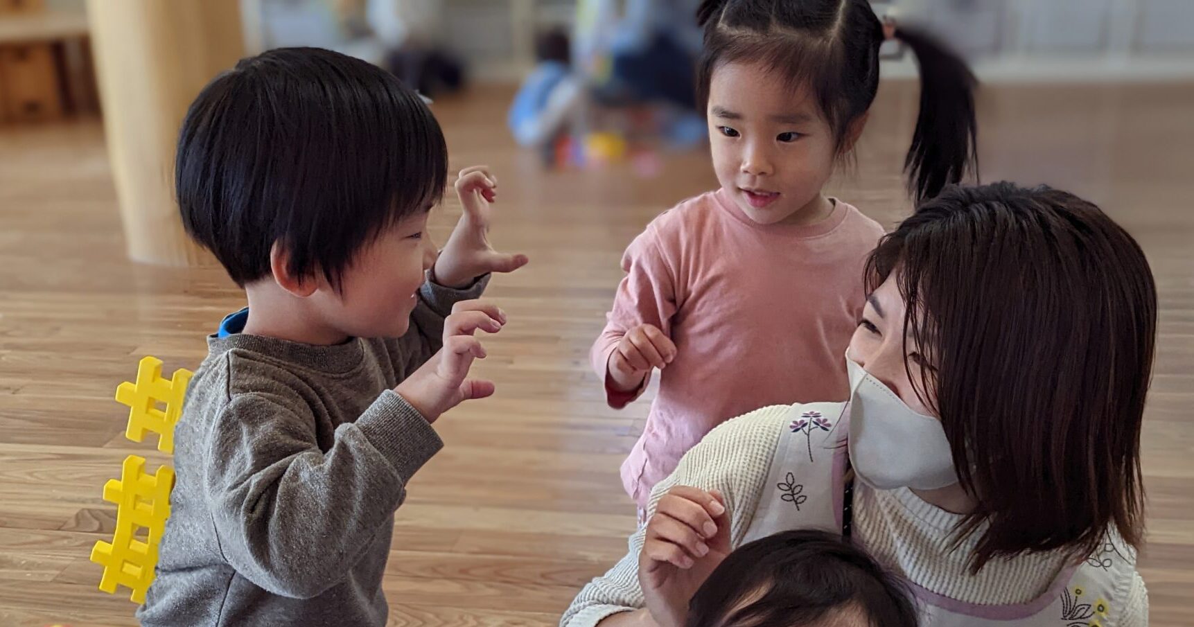 みんないっしょがたのしいね