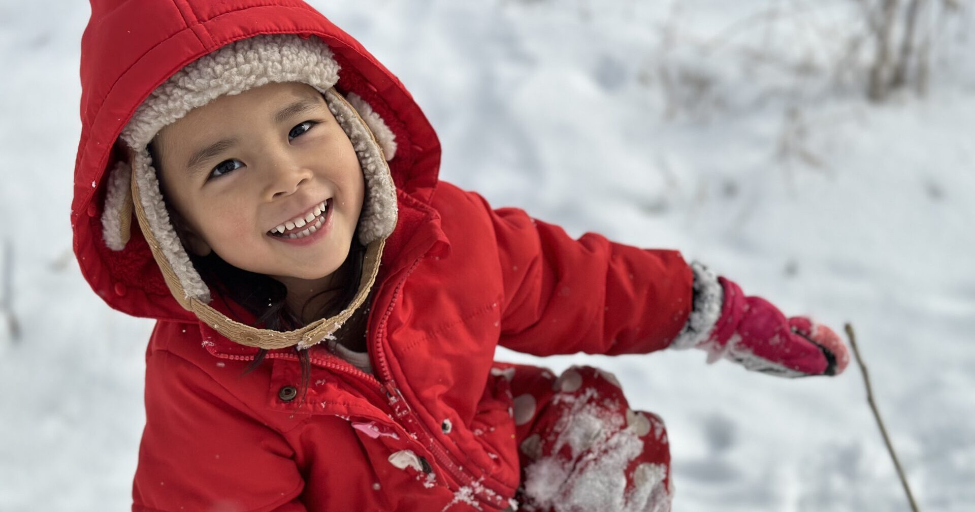 またゆきがふったよ