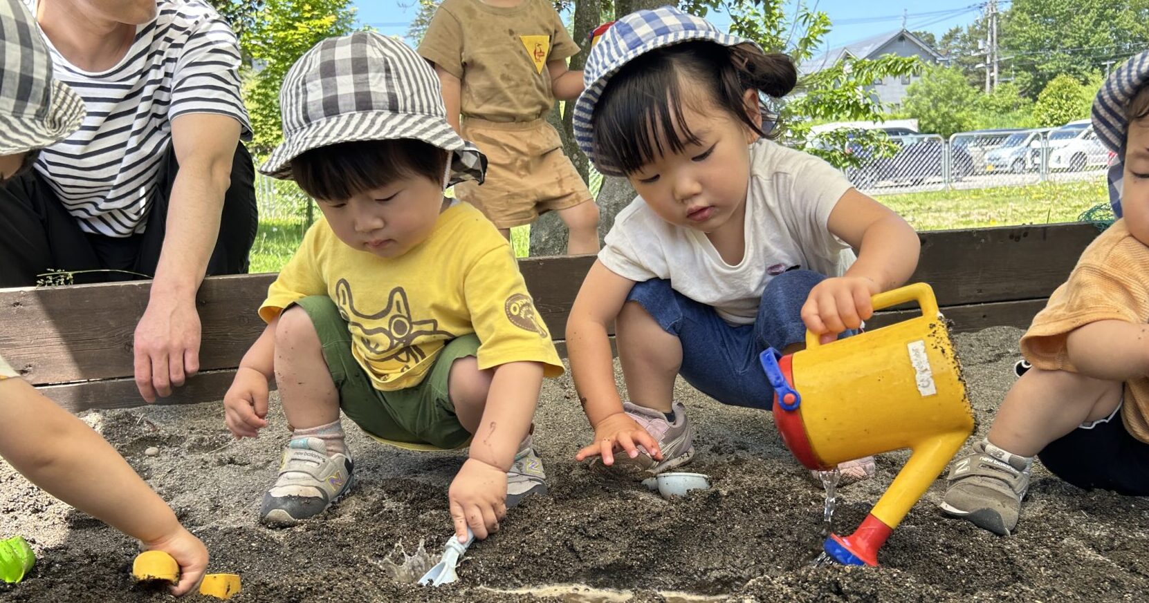 みんなでみず・どろあそび