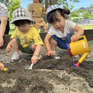 みんなでみず・どろあそび